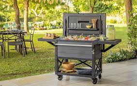 Patio Cooler And Beverage Cart Keter