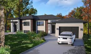 Modern Duplex Style House Plan 6203