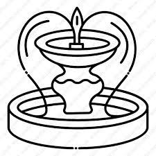 Fountain Vector Icon Inventicons