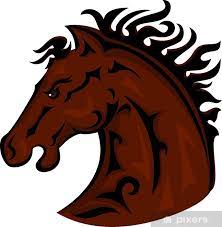 Sticker Horse Head Icon Pixers Us