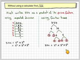 Square Roots Math Tricks Math