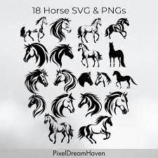 18x Horses Svg Png Horse Svg Horse