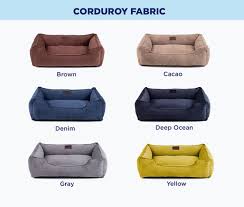 Beige Corduroy Bed For Cat Gift For