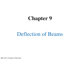 ppt chapter 9 deflection of beams