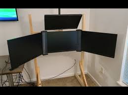 Diy Triple Monitor Stand For Sim Racing