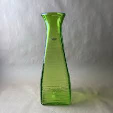 Blenko Glass 2134 Olive Green Strata