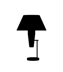 Modern Table Lamp Silhouette Work Study