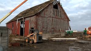 Historic Amish Barn Being Dismantled