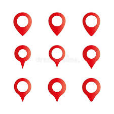 Location Pin Map Pin Vector Icon Red