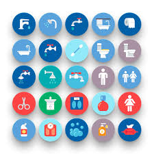 50 Bathroom Icons Dighital Icons