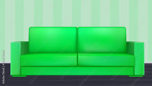 Green Modern Luxury Sofa For Living
