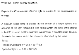 Photon Energy Equation