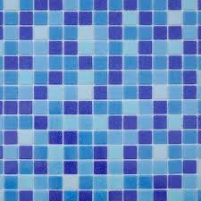 Blue China Glass Mosaic Tiles