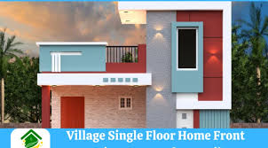 Village Single Floor Home Front Design
