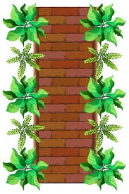 Brick Garden Wall Vectors