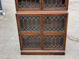 Edwardian Oak Sectional Bookcase With