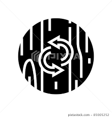 Recoating Hardwood Floor Glyph Icon