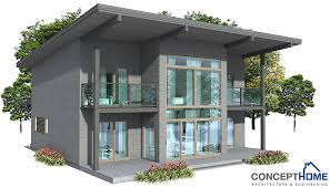 Modern Home Plan Ch62 Oriented Towards