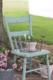 Painted Chair For Outdoors Love Grows