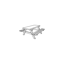 Premium Vector Picnic Table Icon