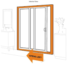 Hand Frenchwood Gliding Patio Door