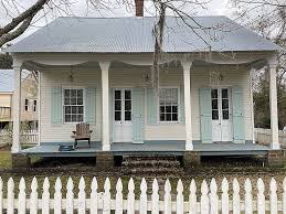 Creole Cottage In Louisiana Circa 1864