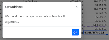 Formulas In Ej2 Typescript Spreadsheet