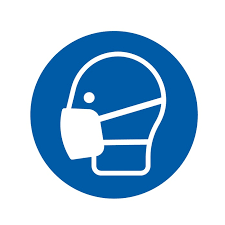 Wear Face Mask Symbol Labels