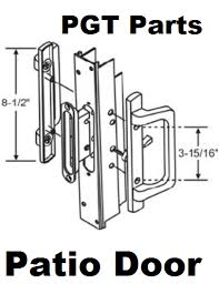 Sliding Patio Door Handle Set Pgt