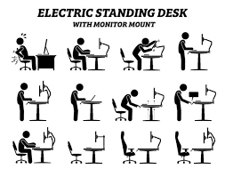 Ergonomic Electric Stand Standing
