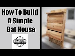 How To Build A Simple Bat House