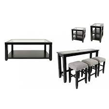 Urban Icon Occasional Table Set Black