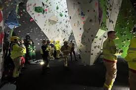 Climbing Wall Sparking Rescue Mission