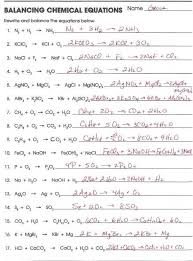 Chemical Formula Worksheet Answers