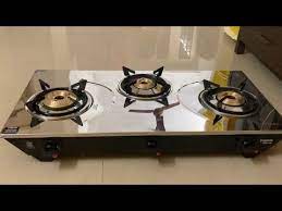 Vidiem 3 Burner Stainless Steel Gas