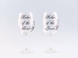 Painted Wedding Wine Glass Gifts