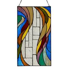 Stained Glass Window Panel 21358