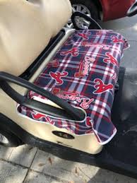 Golf Cart Seat Cover Atlanta Braves