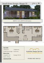 55 Skippy 2 Bed House Plan 55 0 M2