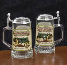 John Deere Glass Beer Stein