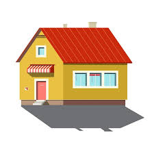 Family House Icon Isolated Vector