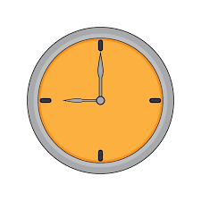 O Clock Icon Vector Design Template