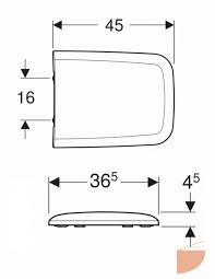 Toilet Seat Geberit Icon Square