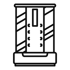 Room Shower Cabin Icon Outline Vector
