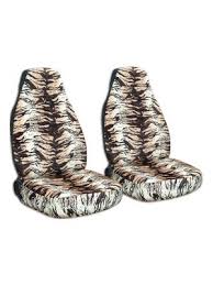 Pink Zebra Print Car Seat Covers