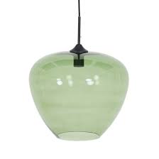 Pendant Lamp 40x34cm Mayson Glass Green