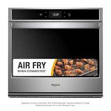 Whirlpool 30 Inch Smart Single Wall Oven 5 0 Cu Ft Stainless Steel