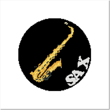 Rock Battle Card Game Saxophone Icon