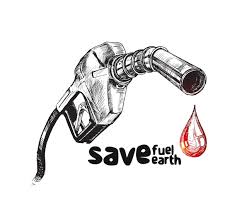 Save Fuel Pump Icon Petrol Station Sign