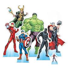 The Avengers Marvel Table Top Cutout